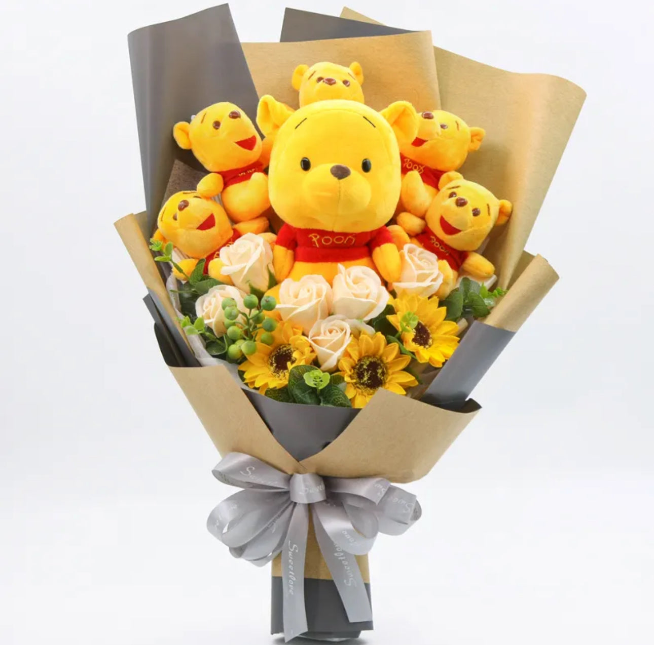 Winnie The Pooh Large Sunflower Bouquet